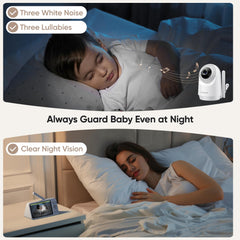 bonoch 2K Baby Monitor with Camera and Audio