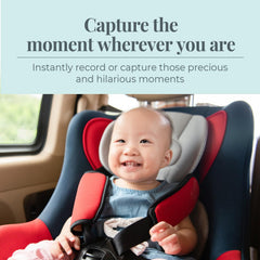 No-WiFi Touch Screen Baby Car Monitor for 2 Kids