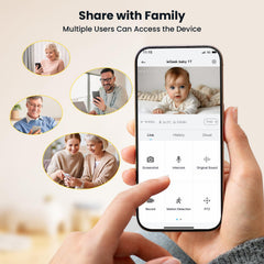 2K WiFi Baby Monitor with 5-Inch Screen