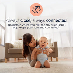 WiFi HD Baby Monitor with AI Cry Detection, 5-Inch Touch Screen & App Monitoring