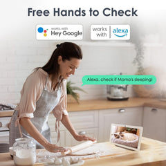 Baby Monitor – Night Vision, 2-Way Audio, Motion Detection, Alexa Compatible, Home Security Cam