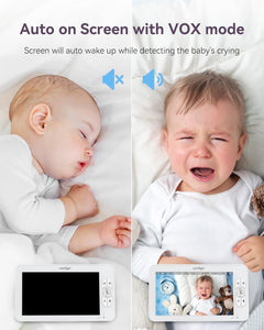 Comfyer Baby Monitor with Camera and Audio