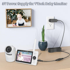 Charger for VTech VM901 VM919HD VM819 Video Baby Monitor Power Cord 5V