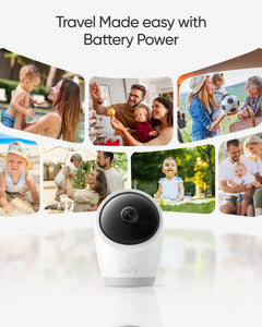 Baby Monitor – WiFi/No WiFi, PTZ, 24/7 Recording, Built-in Battery