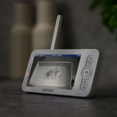 2K PTZ Baby Monitor with AI Cry Translation, Secure Non-WiFi Parent Unit & 5-Inch Display
