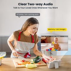 2K WiFi Baby Monitor with 5-Inch Screen