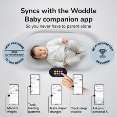 All-in-One Smart Baby Changing Pad with Medical-Grade Scale, AI App & Night Light System