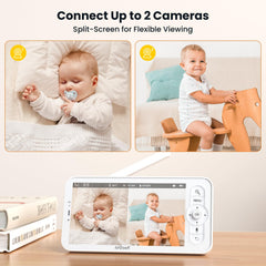 2K WiFi Baby Monitor with 5-Inch Screen
