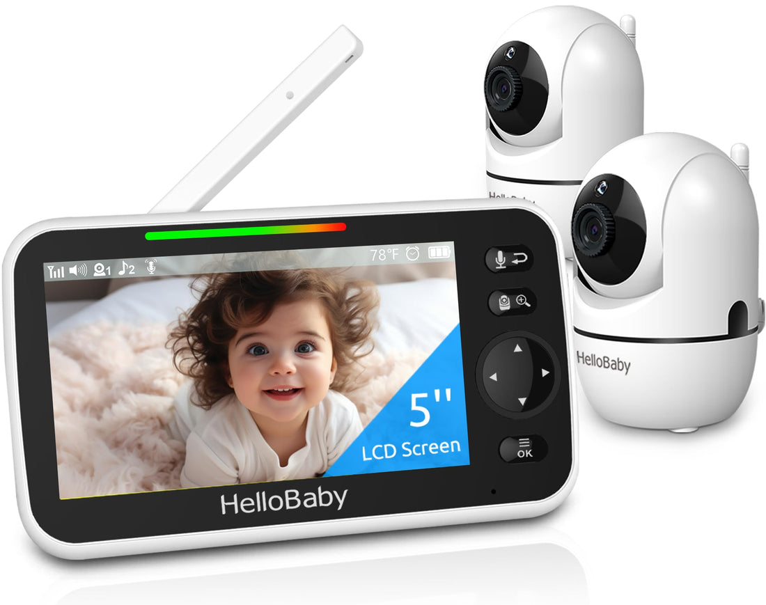 No-WiFi 2-Camera PTZ Baby Monitor