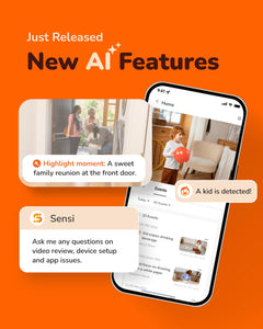 Security Camera – 2.5K, PTZ, 360° WiFi, AI Human & Pet Detection