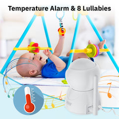 4.5-Inch PTZ Video Baby Monitor with Long Range
