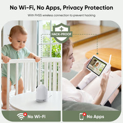 Baby Monitor – 7" Split Screen