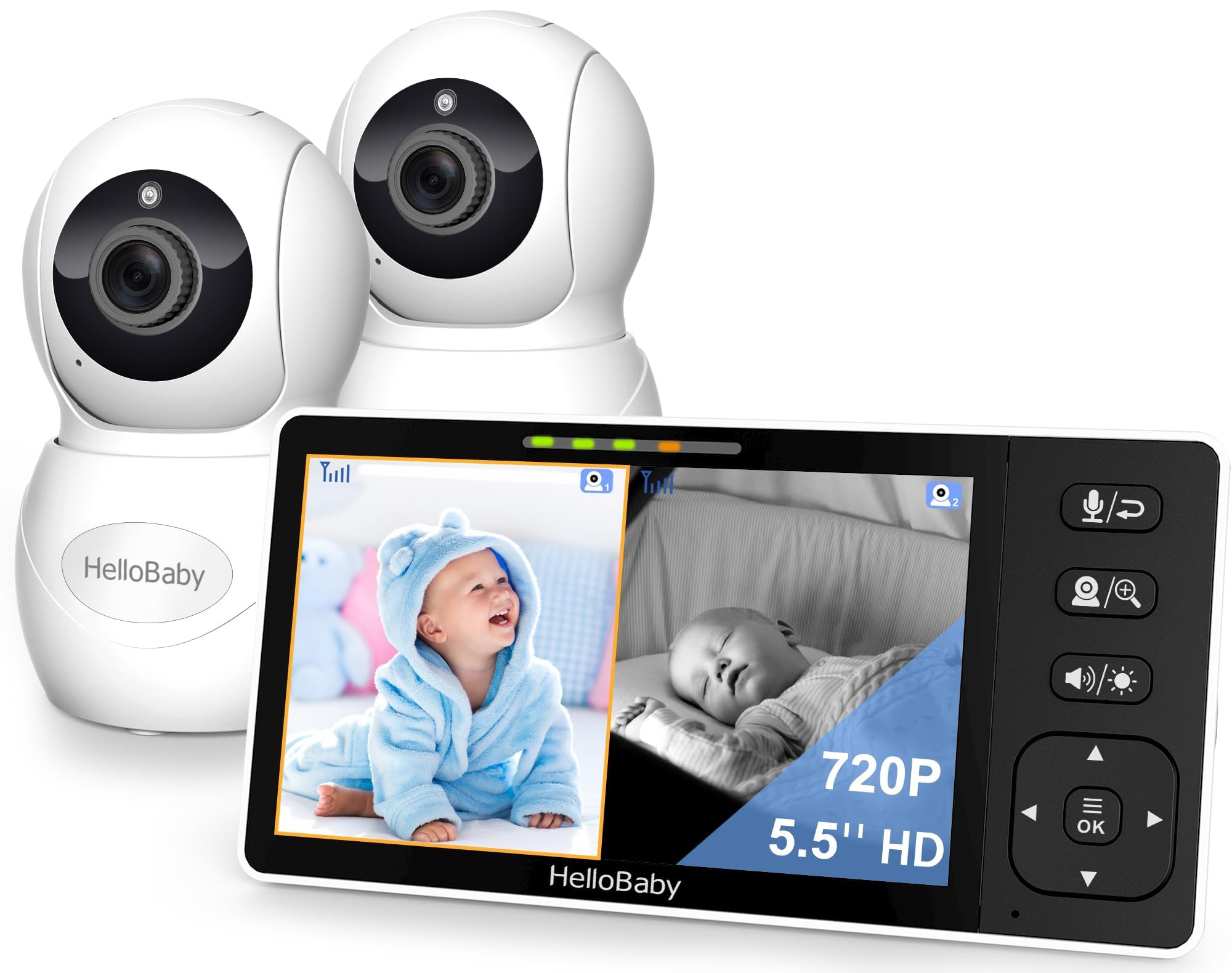 Baby Monitor – 6" Split Screen