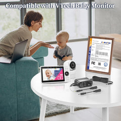 Charger for VTech VM901 VM919HD VM819 Video Baby Monitor Power Cord 5V