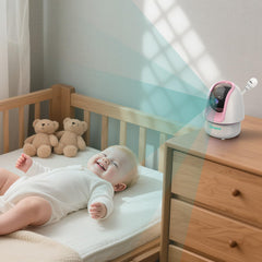 Baby Monitor – 5" HD Screen, Dual Camera, No WiFi, PTZ, Night Vision, Motion & Sound Detection