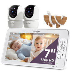 Comfyer Baby Monitor with Camera and Audio