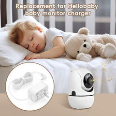 Charger – Baby Monitor Power Cord, 5V, Compatible with HelloBaby HB66/HB50/HB6550/HB30, Model K05S050100U