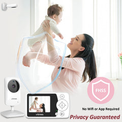 VTimes Baby Monitor with Camera and Audio, No WiFi