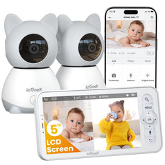 2K WiFi Baby Monitor with 5-Inch Screen
