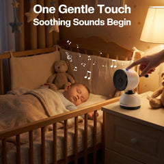 Baby Monitor – 5" Screen, PTZ, WiFi, Night Vision, Cry Detection, Temp Sensor, App Recording