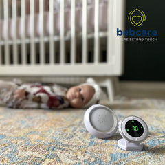 Audio Baby Monitor – Breathing Sensor, Night Light, White Noise, 2000 ft Range