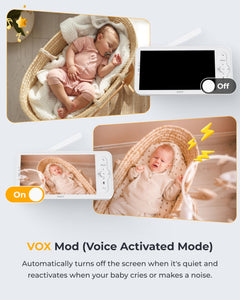 ARENTI Baby Monitor,Detection，Two Way Audio,Temp&Humidity Sensor